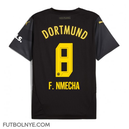 Camiseta Borussia Dortmund Felix Nmecha #8 Visitante Equipación 2024-25 manga corta